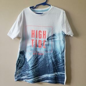 Old navy blue and white shirt